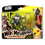 Hasbro MixMashers Mandalorien et Grogu, figurine deluxe personnalisable 12cm