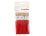 Innspiro Lot de 10 pinceaux plats en poils de cèdre blanc 12cm