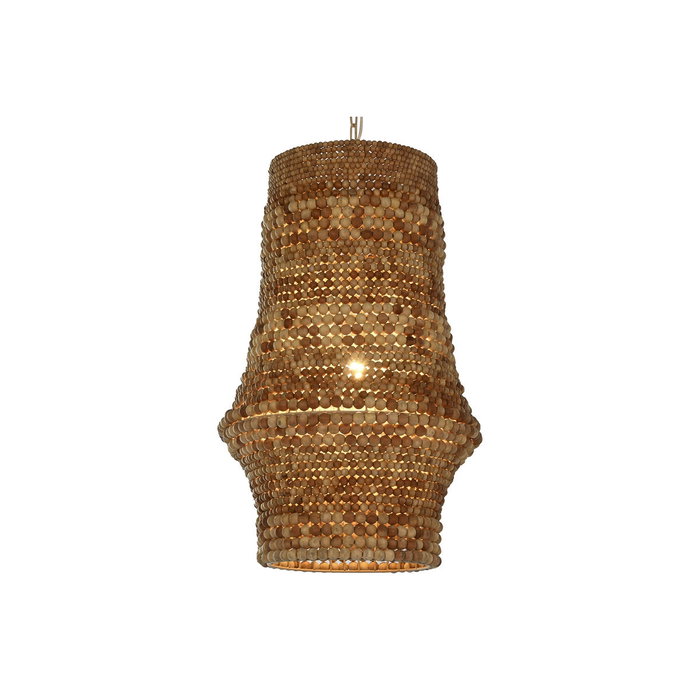Home ESPRIT Suspension Naturel Bois Fer 50 W 50 x 50 x 78 cm