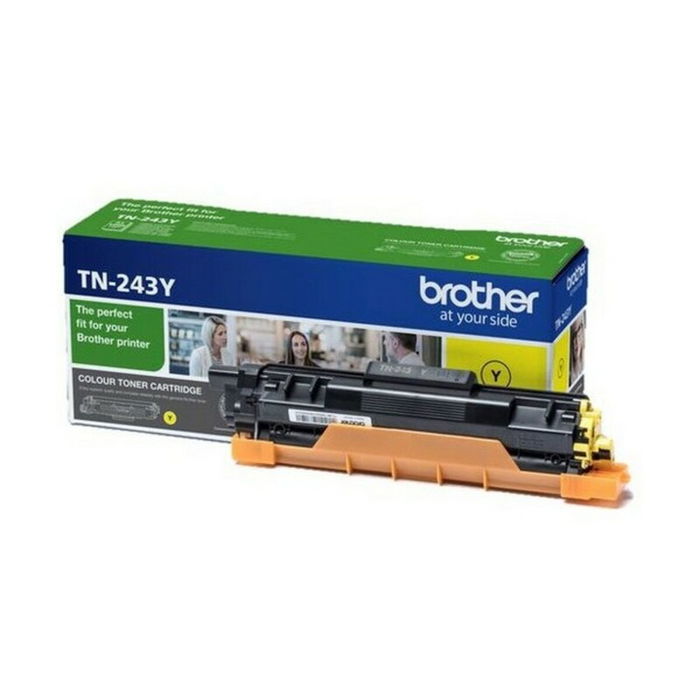 Brother TN-243Y / TN243Y Cartouche de toner jaune compatible pour imprimantes laser
