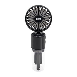 Edm Ventilateur brumisateur rechargeable, 4 vitesses, couleurs assorties