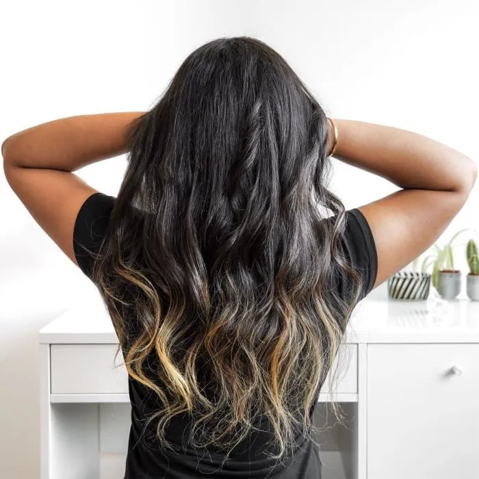 Saint Algue Demeliss TITANIUM V2.0 Lisseur vapeur - Plaques en titane, écran digital, 5 températures 150-230°C, peigne latéral amovible, lissage haute performance - Rose/Violet