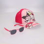 Ensemble casquette et lunettes de soleil Hello Kitty Rose