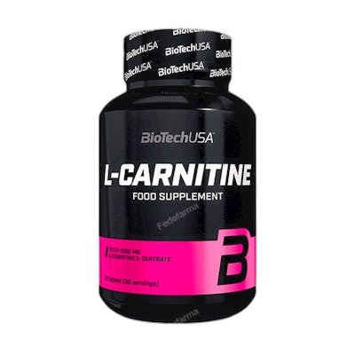 BIOTECHUSA L-Carnitine 1000 Mg - 30 Comprimés BIOTECHUSA L-Carnitine 1000 Mg - 30 Comprimés