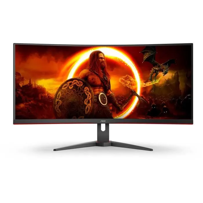 AOC CU34G2XE Moniteur PC Gamer Incurvé 34 WQHD 144Hz