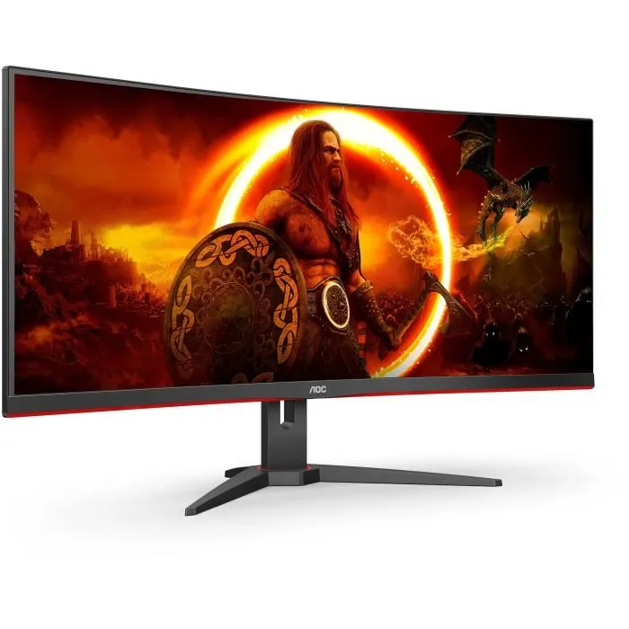 AOC CU34G2XE Moniteur PC Gamer Incurvé 34 WQHD 144Hz
