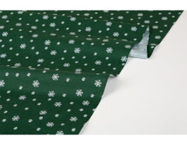 Dailylike Tissu coton Snowing épaisseur 20C, 1,10m x 3m, Noël