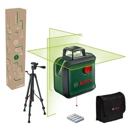 Bosch BZ1 - Niveau laser rotatif 360° AdvancedLevel, sans fil, aimanté, portée 40 m, précision ± 2 mm, pour travaux construction et rénovation