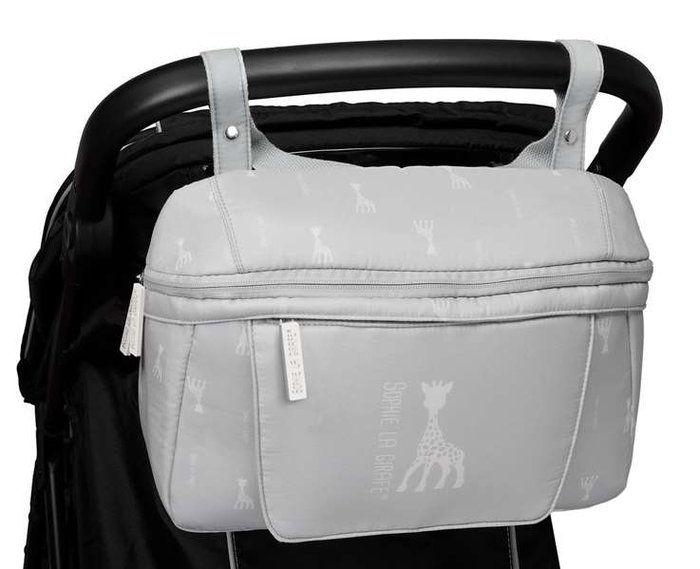 Safta Bolso Sophie la Girafe Mum, Sac adaptable pour poussette et réparation, Dimensions: 34 * 23 * 10 cm, Âge recommandé : 3 ans
