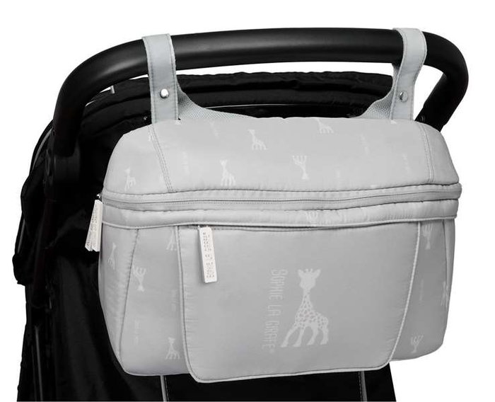 Safta Bolso Sophie la Girafe Mum, Sac adaptable pour poussette et réparation, Dimensions: 34 * 23 * 10 cm, Âge recommandé : 3 ans