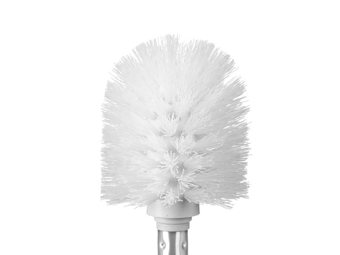 Berilo Brosse de toilette acier blanc 35 x 7 x 7 cm (Set de 12)