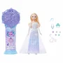 Mattel Disney Princesses JJY36 - Poupée Jewel Reveal Elsa La Reine des Neiges avec 8 surprises, boîte à bijoux flocon, bague et 9 éléments - Dès 3 ans