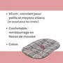 Tyrol - Coussin pour chien Toronto Oval - Couchage confortable - Dimensions 60 x 40 x 3 cm - Rembourrage flocon de mousse - Tissu doux - Lavable 30°C