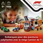 LEGO City 60445 Jeu de Construction Camion de Transport F1 avec Remorque, Voitures de Formule 1 RB20 et AMR24, 5 Minifigurines - Pour Enfants de 8 Ans et Plus