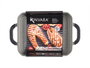 Kinvara Plat de cuisson profond gris 32x25 cm Aluminium Induction (Set de 6)