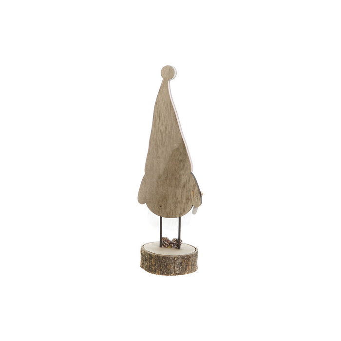 Décorations de Noël DKD Home Decor Naturel Rose clair Gnome 10 x 8 x 23,5 cm (2 Unités)
