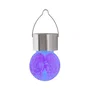 RABALUX Lampe Solaire Extérieure "Yola" à LED RGB, 0.06W, 1 Lumen, IP44, Métal et Verre Chrome, RAB-7850