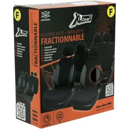 XLC Housses de siège auto XL COVER fractionnables compatibles Airbags