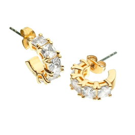 Chiara Ferragni Boucles d'oreilles Classic dorées en métal