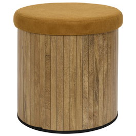 Home Deco Factory Pouf Jules Jaune
