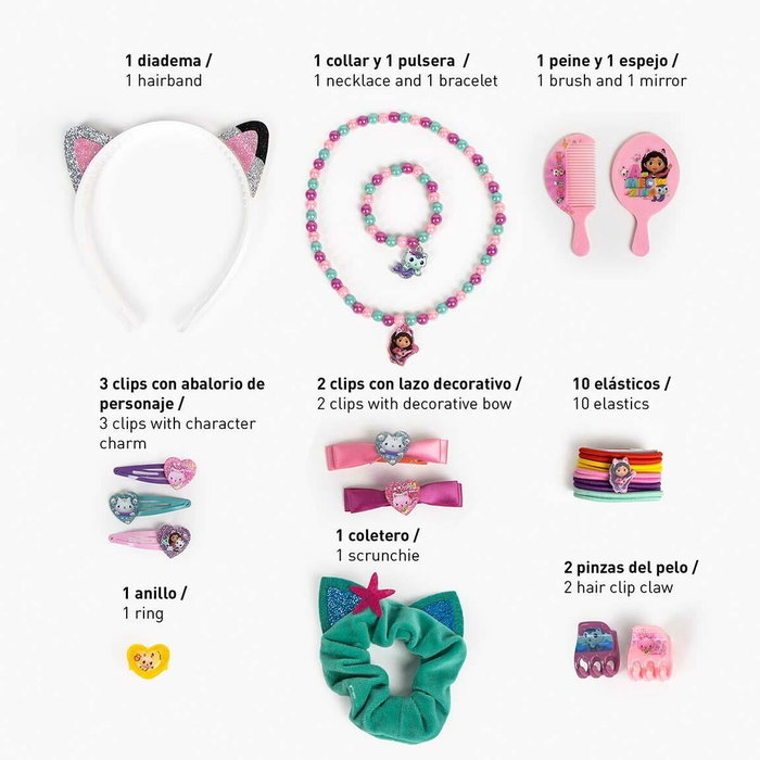 Collier Gabby's Dollhouse Rose