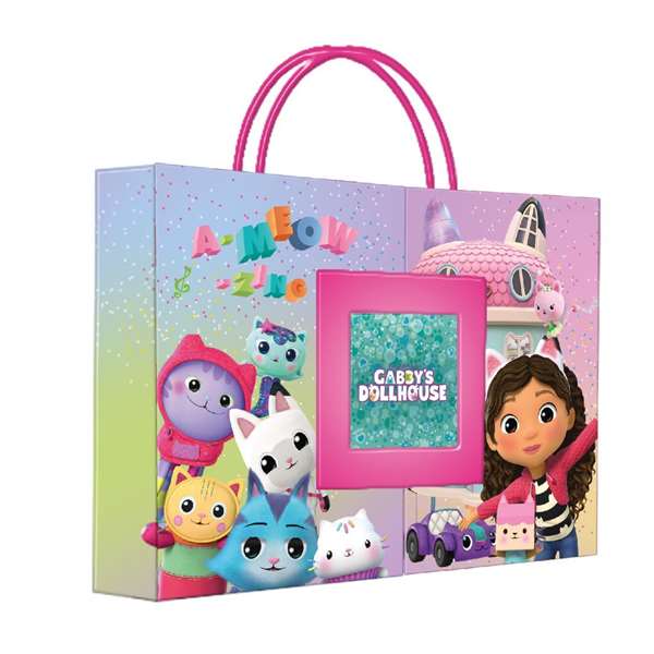 Cerdá - Coffret de maquillage Maison de Poupée Gabby's, 34 x 24,5 x 4 cm - Âge 3 ans et plus, Rose