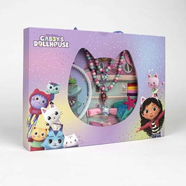 Cerdá - Coffret de maquillage Maison de Poupée Gabby's, 34 x 24,5 x 4 cm - Âge 3 ans et plus, Rose