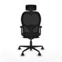 Piqueras y Crespo Chaise de Bureau avec Appui-tête Jorquera 2D036N2 Violet