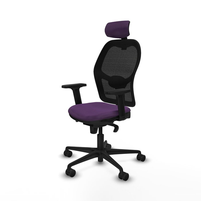 Piqueras y Crespo Chaise de Bureau avec Appui-tête Jorquera 2D036N2 Violet