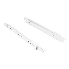 MUZZIN Guia Rodemuss Caida Gris Blanco / Gris, Glissière de portes coulissantes 300 mm longue, finition blanc