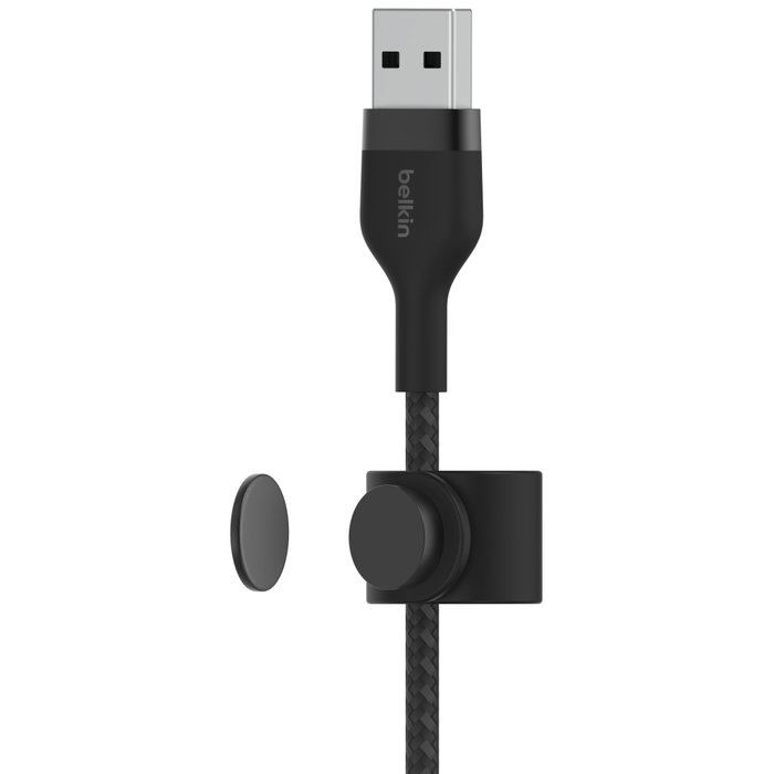 Belkin Flex Lightning/USB-A 1m, Noir