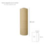 SATURNIA Malla d'ombrage Beige Rouleau 1,0 m x 50 m