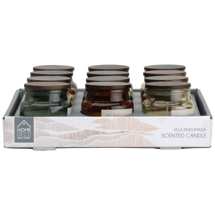 Home Deco Factory Bougie Parfumée en Pot de Verre Home Deco Factory Bougie Parfumée en Pot de Verre