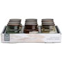 Home Deco Factory Bougie Parfumée en Pot de Verre