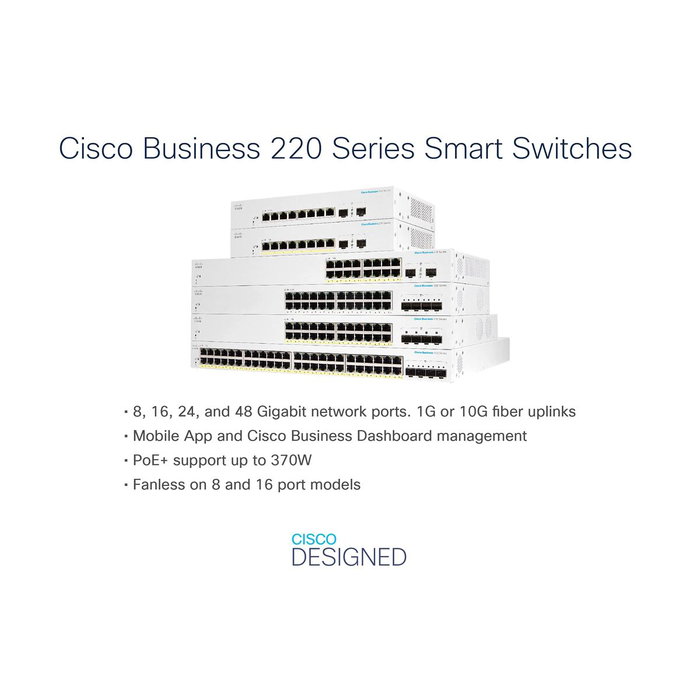 Switch CISCO CBS220-48P-4X-EU