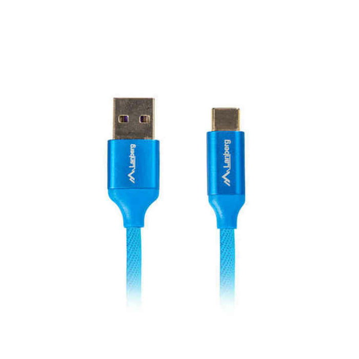 Lanberg Câble USB A vers USB C 2.0, 1,8 m, Bleu Lanberg Câble USB A vers USB C 2.0, 1,8 m, Bleu