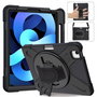 eSTUFF Coque de protection intégrale CHICAGO Full Body Defender pour iPad Pro 11 2022/2021/2020/2018 et iPad Air 5/4 10.9 2022/2020 avec protège-écran - Noir