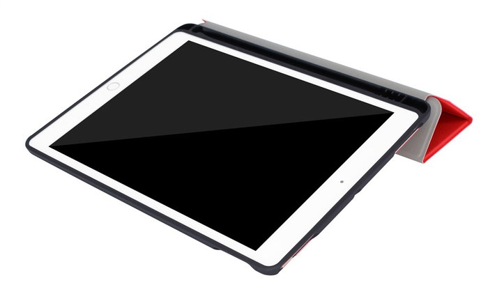 ELBE FU-005 Funda pour iPad 10.2" 2020 - Étui Protecteur Rouge Diamant Compatible Apple Pencil