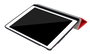 ELBE FU-005 Funda pour iPad 10.2" 2020 - Étui Protecteur Rouge Diamant Compatible Apple Pencil