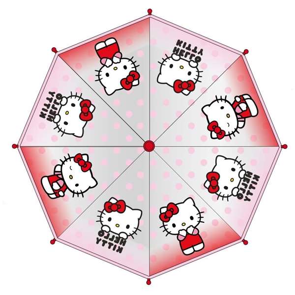 Parapluie manuel avec bulle Hello Kitty 45 cm, couleur rose - Cerdá
