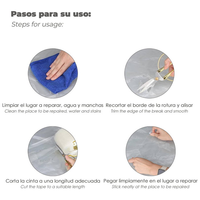 WOLFPACK LINEA PROFESIONAL Cinta de reparación pour serres 10 cm x 33 m WOLFPACK LINEA PROFESIONAL Cinta de reparación pour serres 10 cm x 33 m