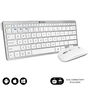 clavier et souris Subblim SUBKBC-OCO010 Argenté (2 Unités)