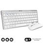 clavier et souris Subblim SUBKBC-OCO010 Argenté (2 Unités)