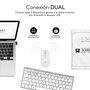 clavier et souris Subblim SUBKBC-OCO010 Argenté