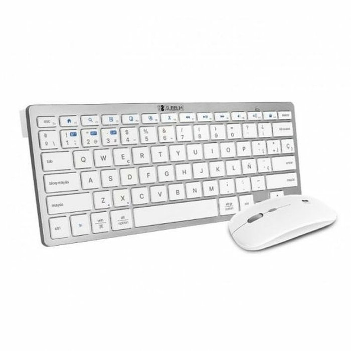 clavier et souris Subblim SUBKBC-OCO010 Argenté