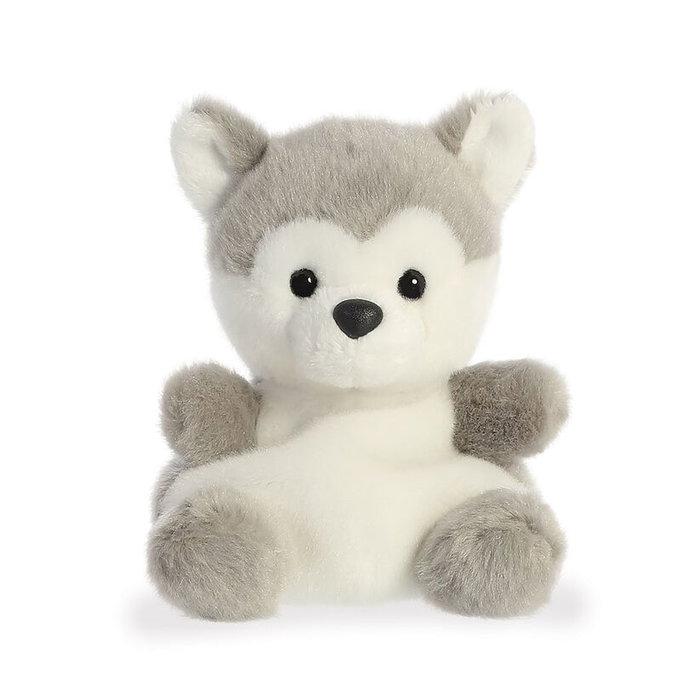 AURORA - Peluche Husky Palm Pals - 13 cm - Marque CE AURORA - Peluche Husky Palm Pals - 13 cm - Marque CE