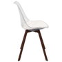 Home Deco Factory Chaise Scott avec Coussin Beige
