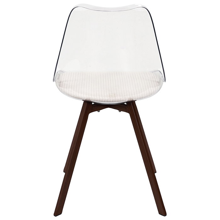 Home Deco Factory Chaise Scott avec Coussin Beige Home Deco Factory Chaise Scott avec Coussin Beige