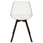 Home Deco Factory Chaise Scott avec Coussin Beige