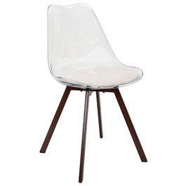 Home Deco Factory Chaise Scott avec Coussin Beige